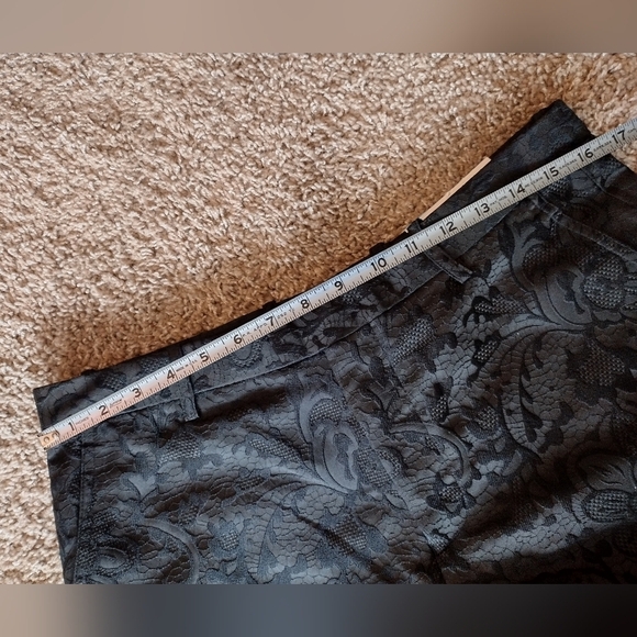 INC International Concepts Black Floral Patterned Pants NWT - Picture 12 of 12